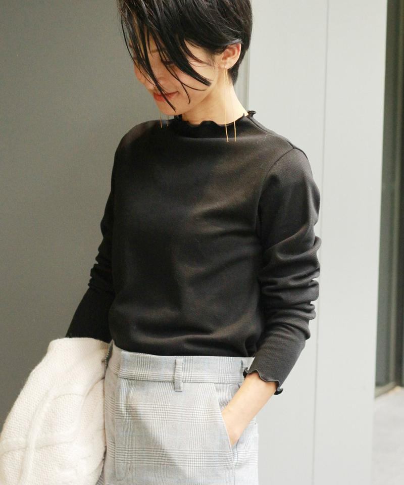 《予約》アイレット ボトルネック プルオーバー◆