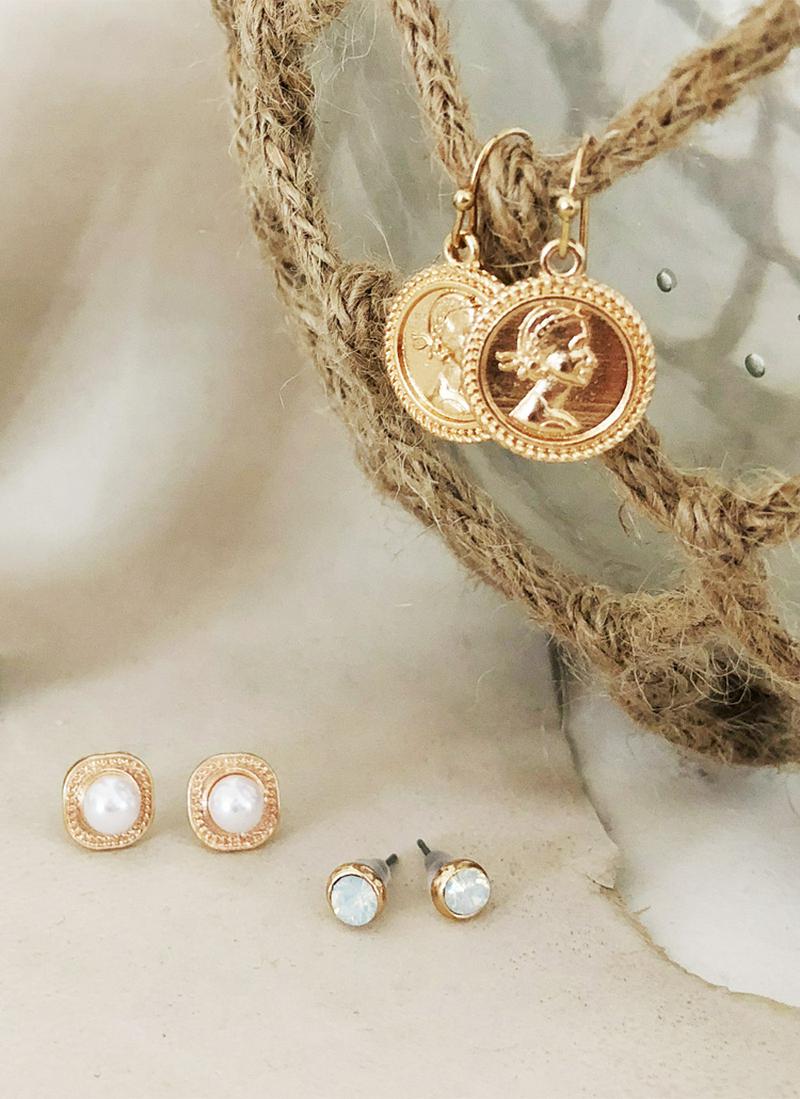 マルチミニピアス3SET・全1色