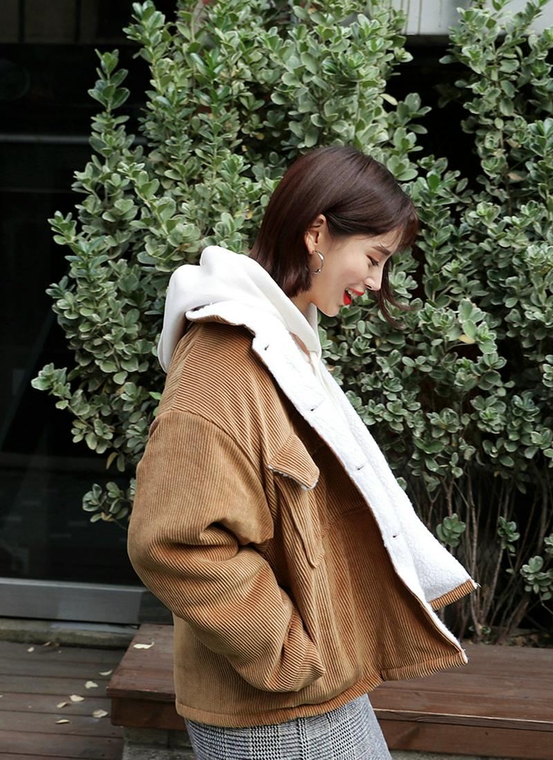 ボアライニングコーデュロイジャケット・全5色