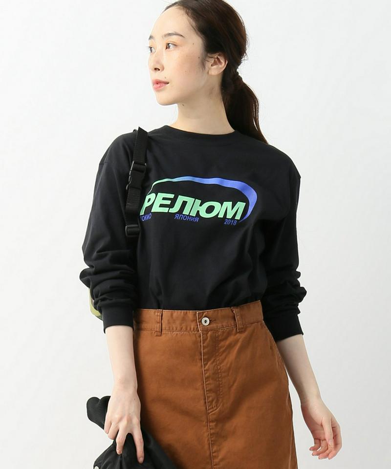 【 ZIQ YONI/ ジックアンドヨニ x Relume 】別注 RE ロングスリーブ Tシャツ