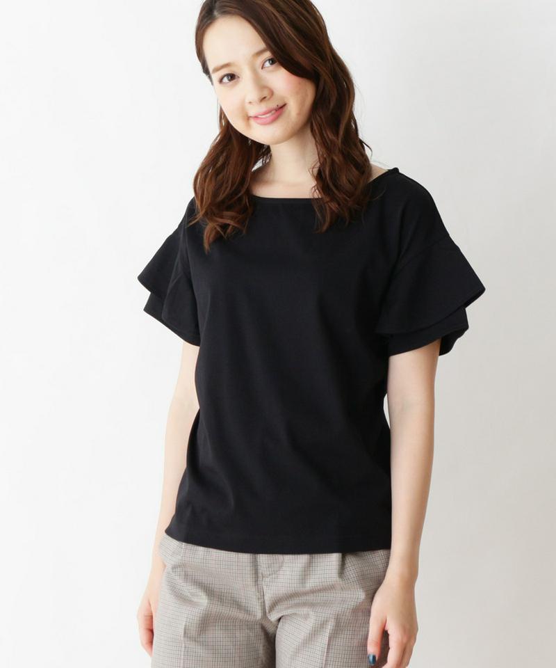 【42(LL)WEB限定サイズ】フリルスリーブトップス