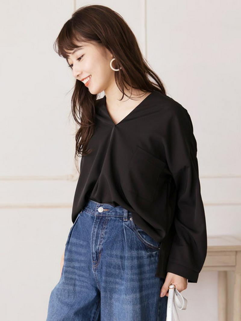 【Special Price】titivate スキッパーシャツブラウス