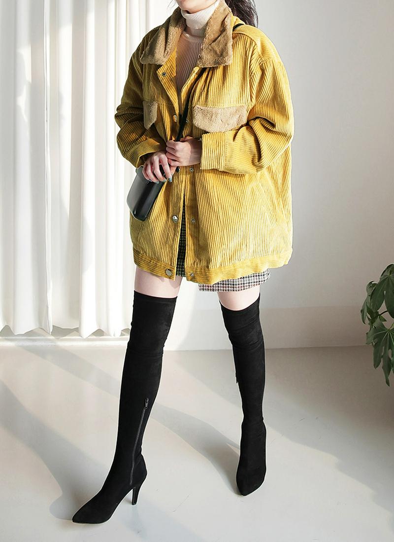 ファーポイントコーデュロイジャケット・全2色