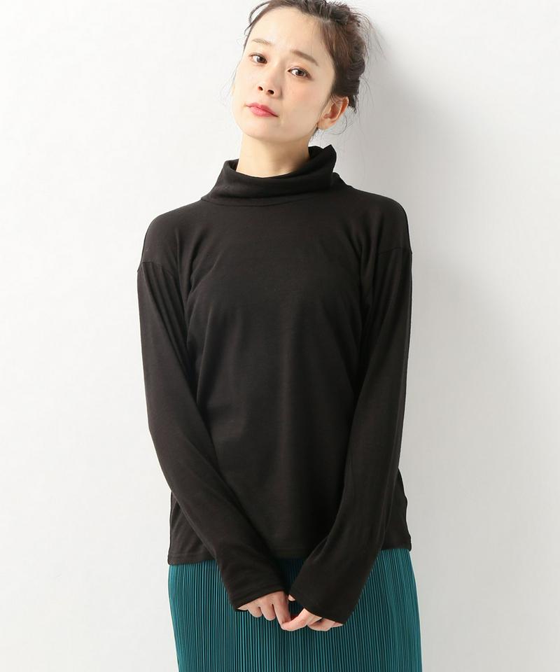 アクリルウール ウォッシャブルテンジク ハイネックプルオーバー