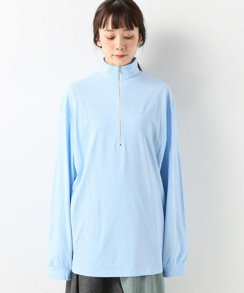 【WALK OF SHAME/ウォーク オブ シェイム】 W-O-S BLUE LONGSLEEVE:プルオーバー
