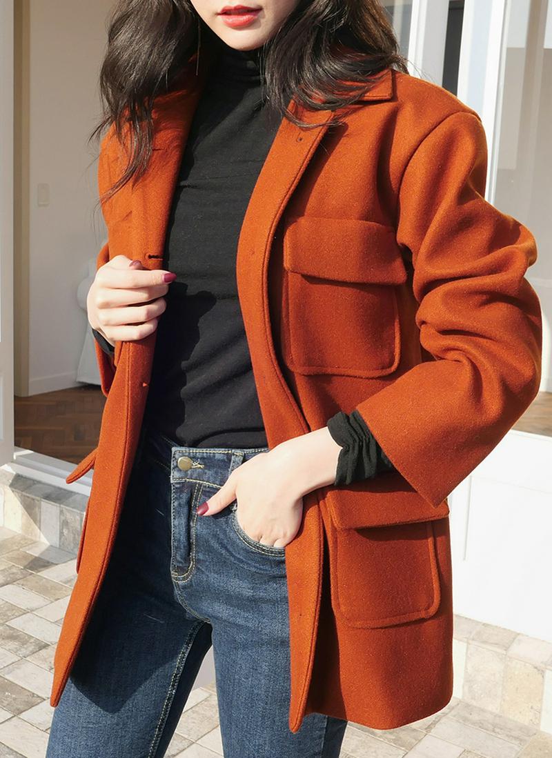 ストラップSETフラップポケットジャケット・全2色