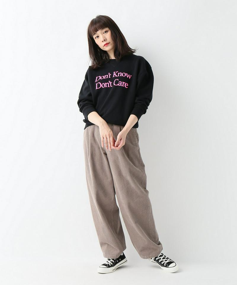 【ASHLEY WILLIAMS/アシュリー・ウィリアムズ】DONT KNOW DONT CARE スウェット