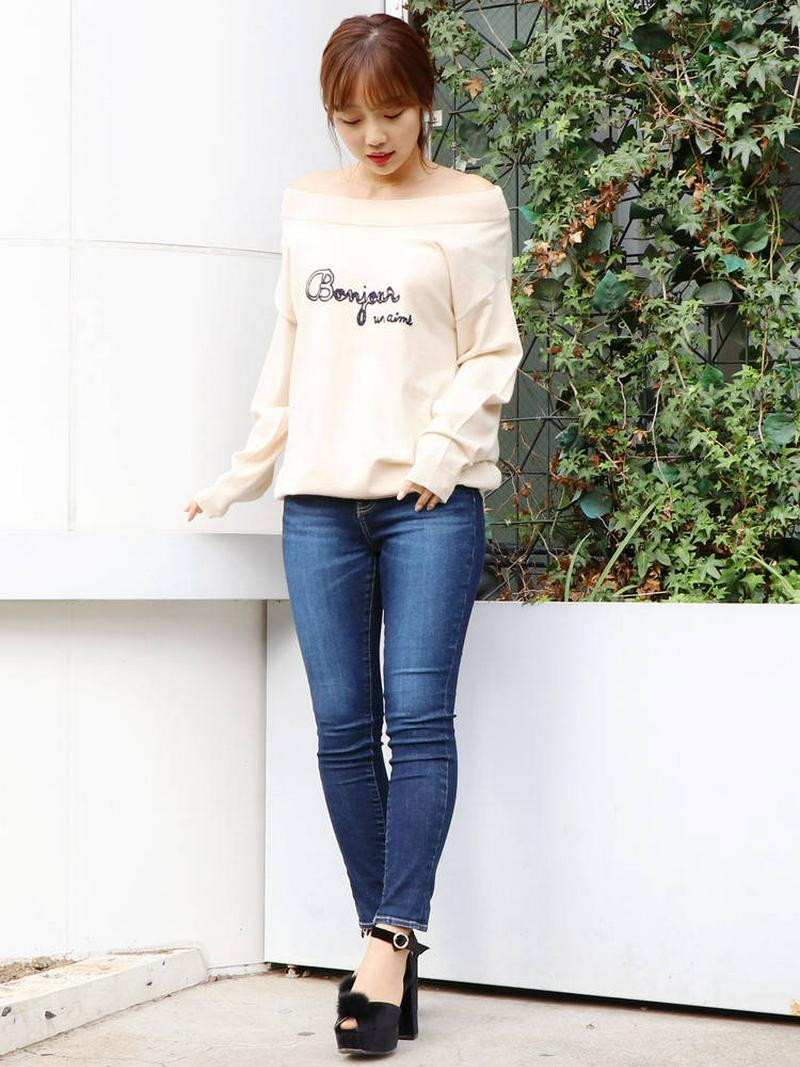 【sw】2WAYロゴ刺繍チュニック