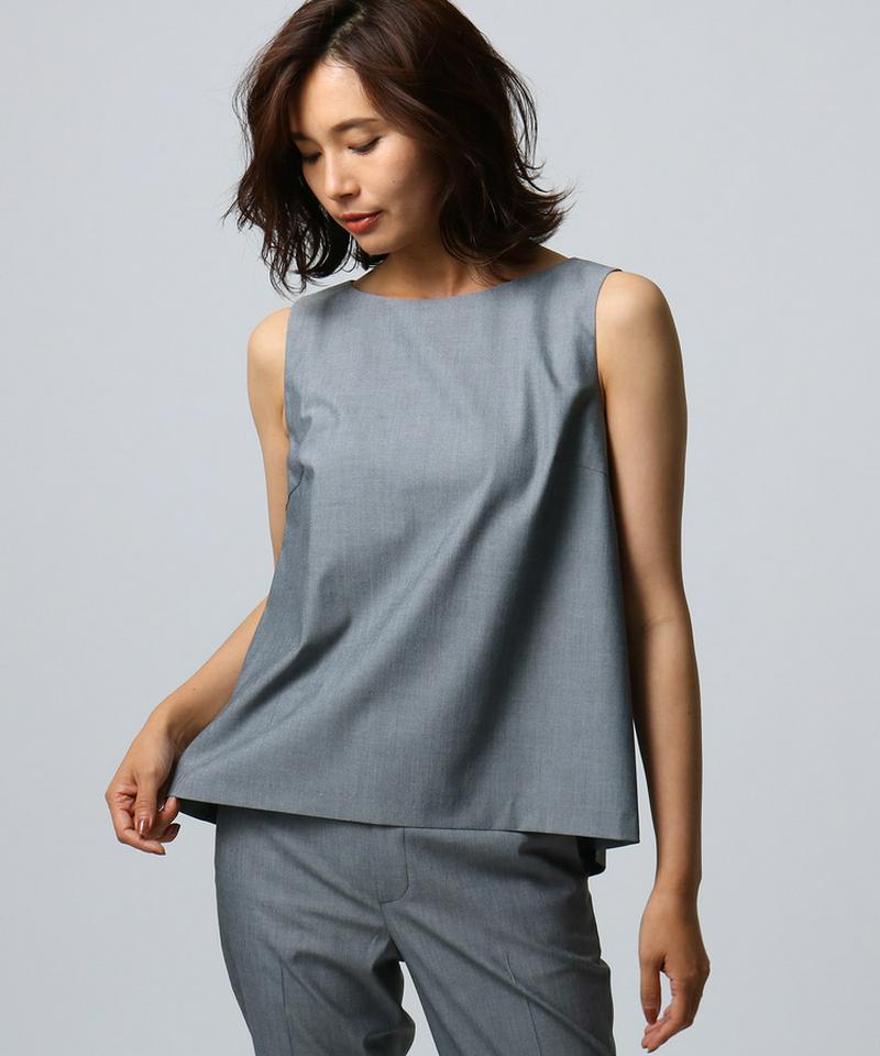 【洗える】ポルトシャンブレーストレッチシャツ