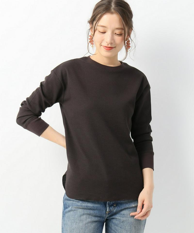 TCワッフルロングスリーブTシャツ