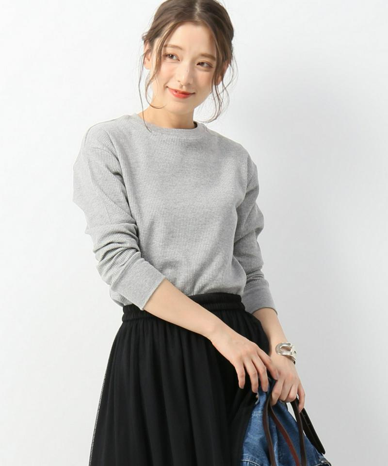 TCワッフルロングスリーブTシャツ