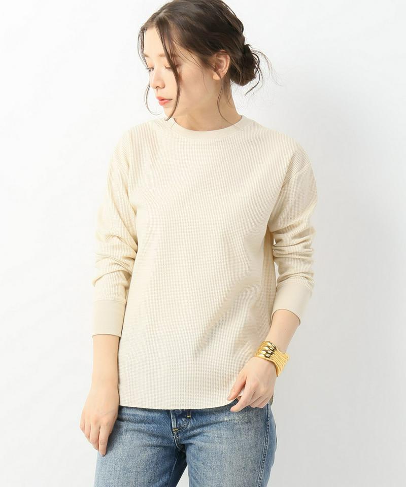 TCワッフルロングスリーブTシャツ
