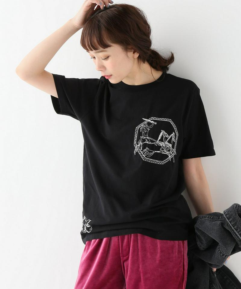 【ITCHY SCRATCHY PATCHY/イッチースクラッチーパッチー】刺繍Tシャツ