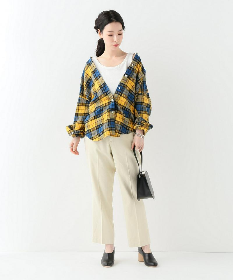 【SERGE de bleu/サージ】CROPPED SLACKS:スラックス