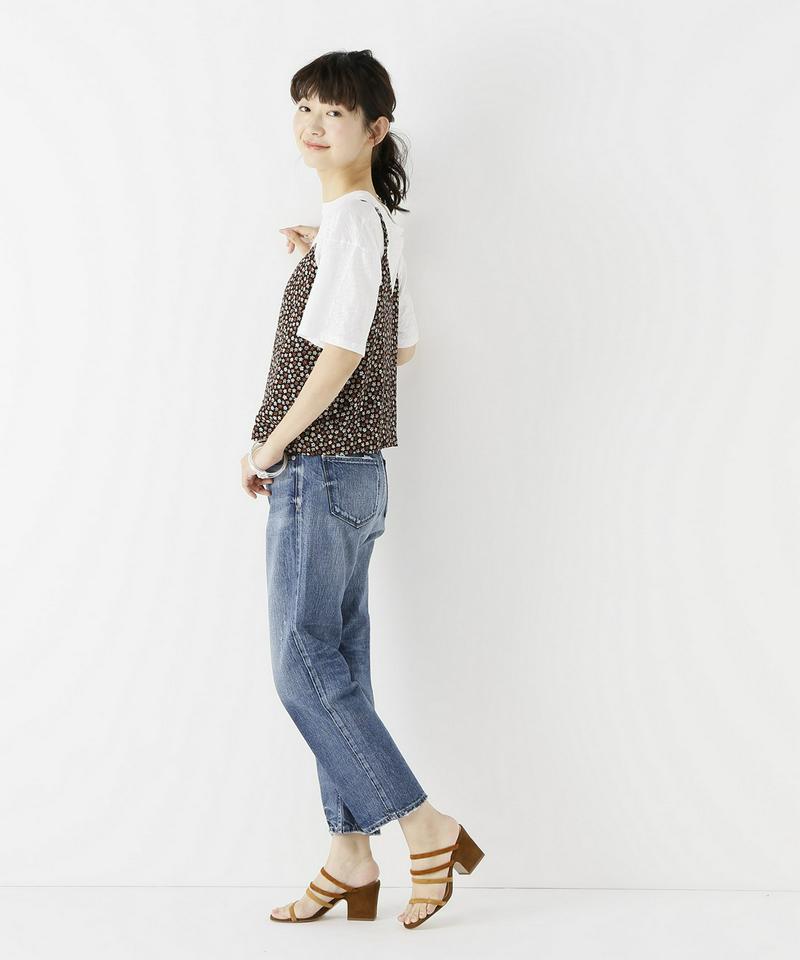 【Madewell】 Vrc Button Down Cami In Calico