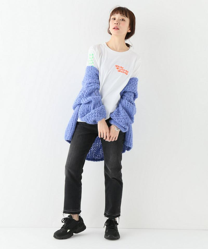 【ITCHY SCRATCHY PATCHY/イッチースクラッチーパッチー】プリントTシャツ:ホワイト