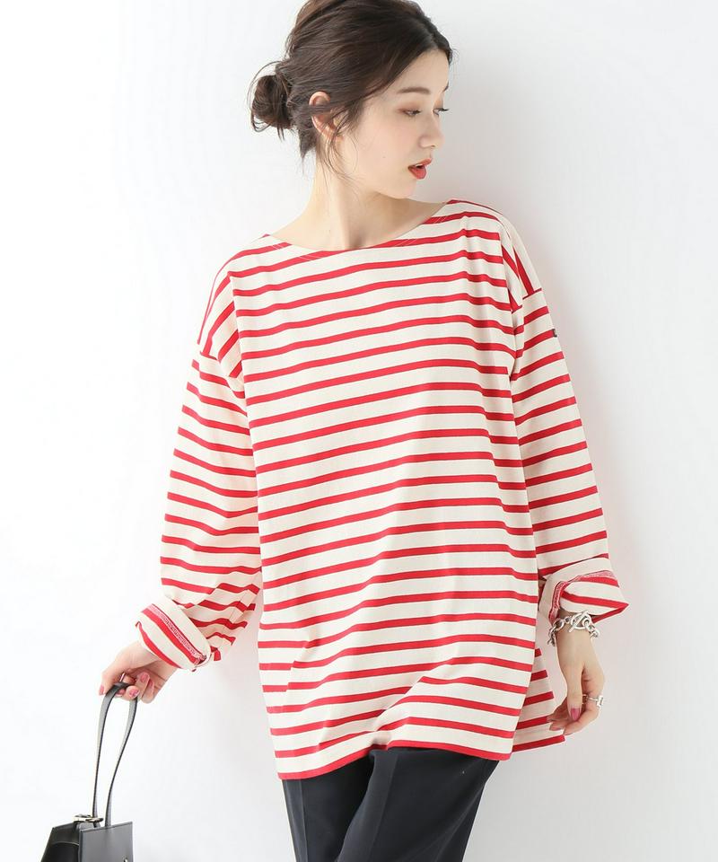 【Leminor/ルミノア】ボーダーロングスリーブ