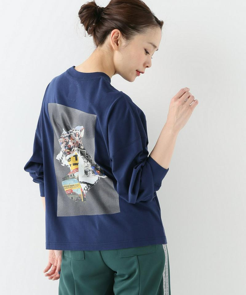 【Name./ネーム】BACK PRINT LONG POCKET TEE