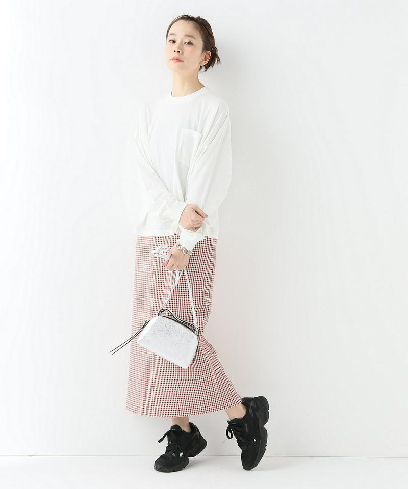 【Name./ネーム】BACK PRINT LONG POCKET TEE
