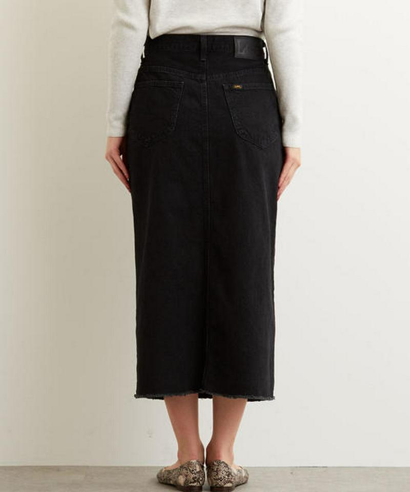 LEE(リー) SC ボタンスリット スカート BK