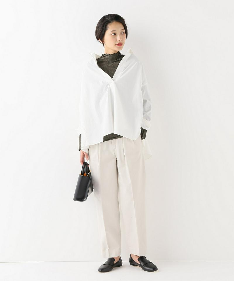 ラメハイネックプルオーバー