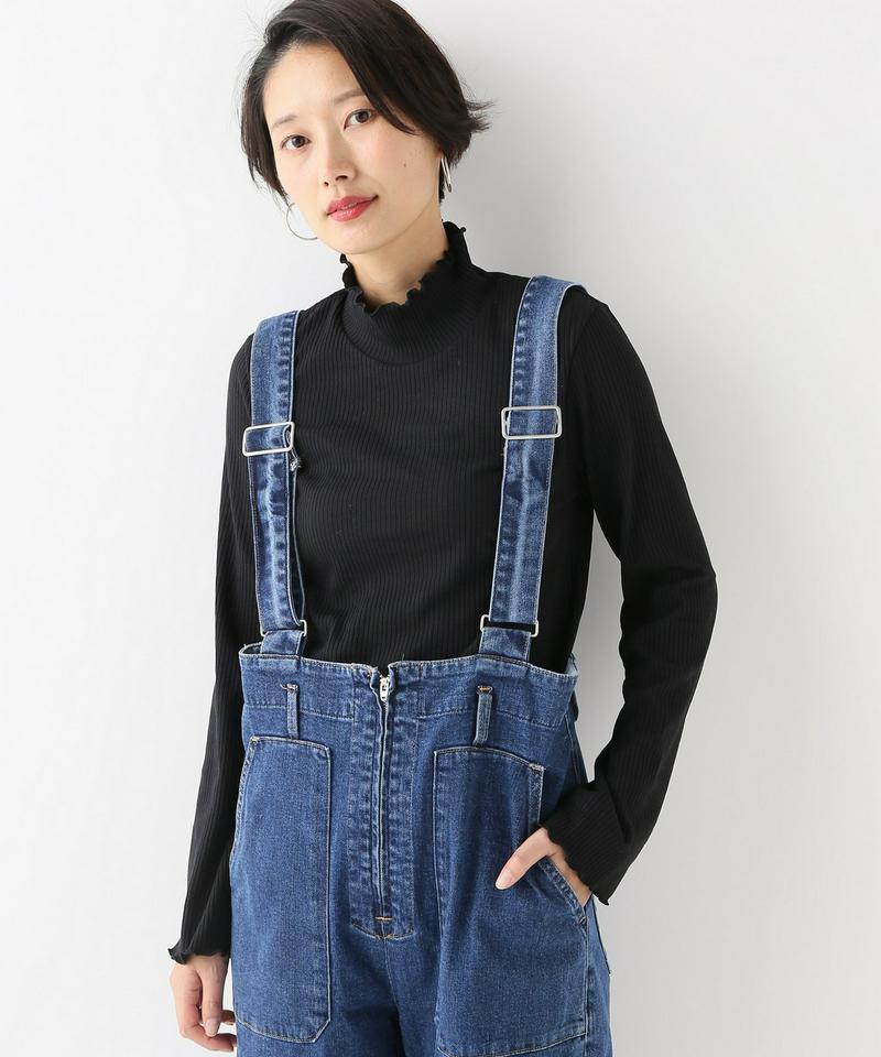 テレコメロウハイネックプルオーバー