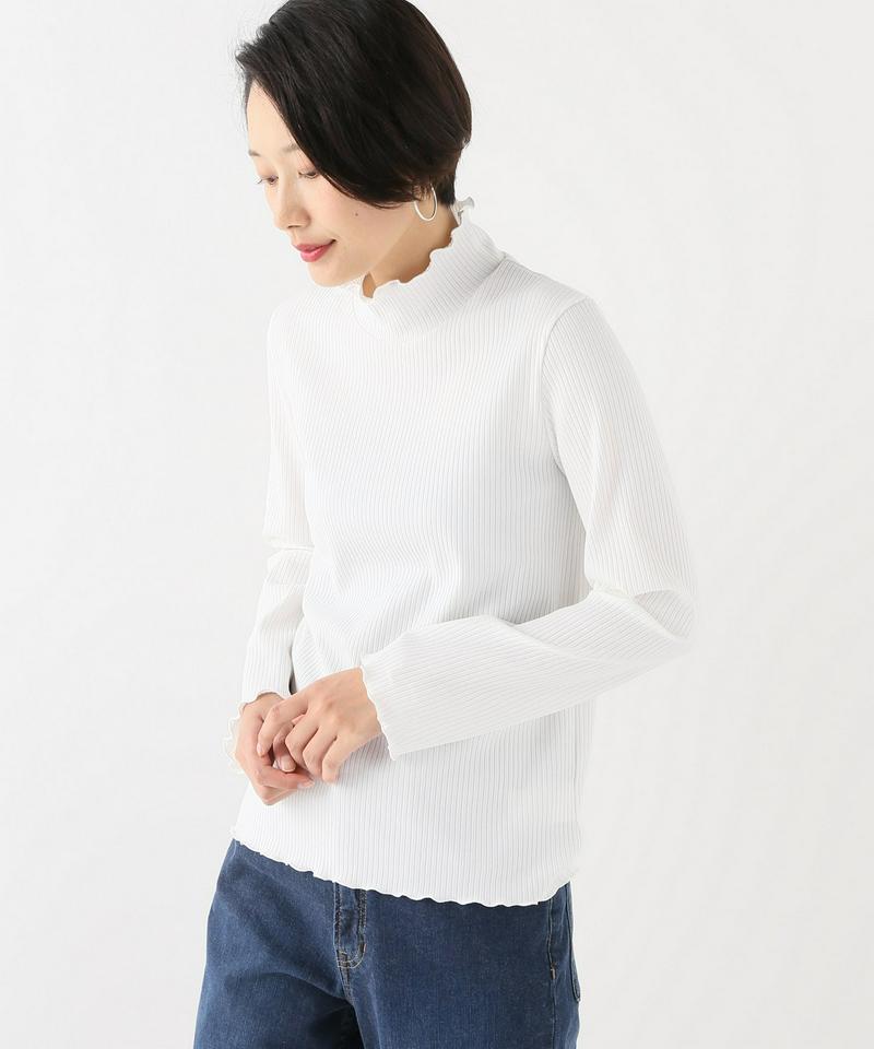 テレコメロウハイネックプルオーバー