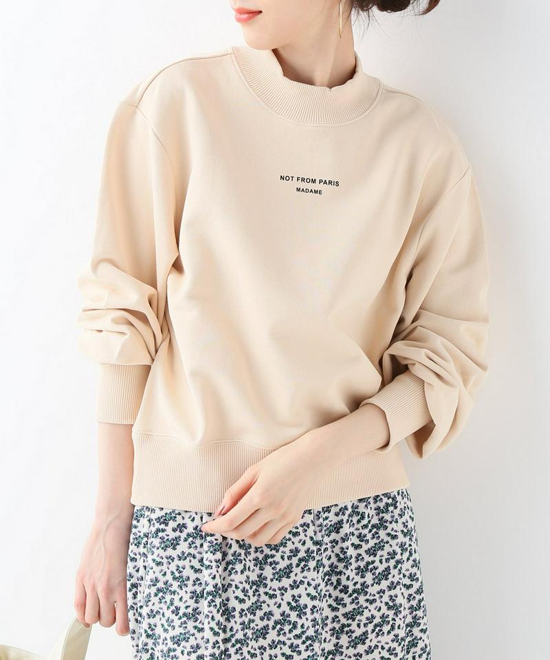【DROLE DE MONSIEUR / ドロール・ド・ムッシュ】 NFPM CROPPED SWEATER：スウェット
