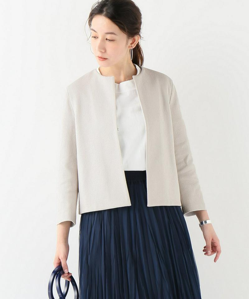 【HARRIS WHARF LONDON/ハリス・ワーフ・ロンドン】ROUND NECK：ジャケット