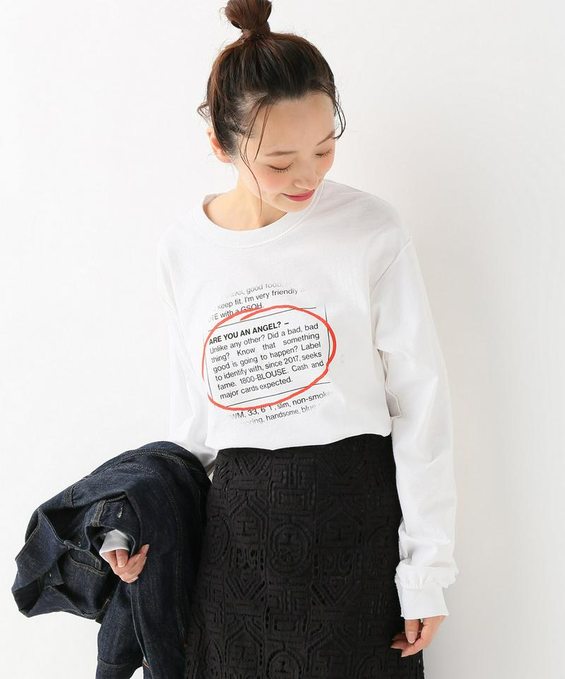 【BLOUSE/ブラウス】PERSONAL AD L/S TEE