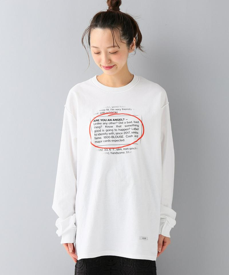 【BLOUSE/ブラウス】PERSONAL AD L/S TEE