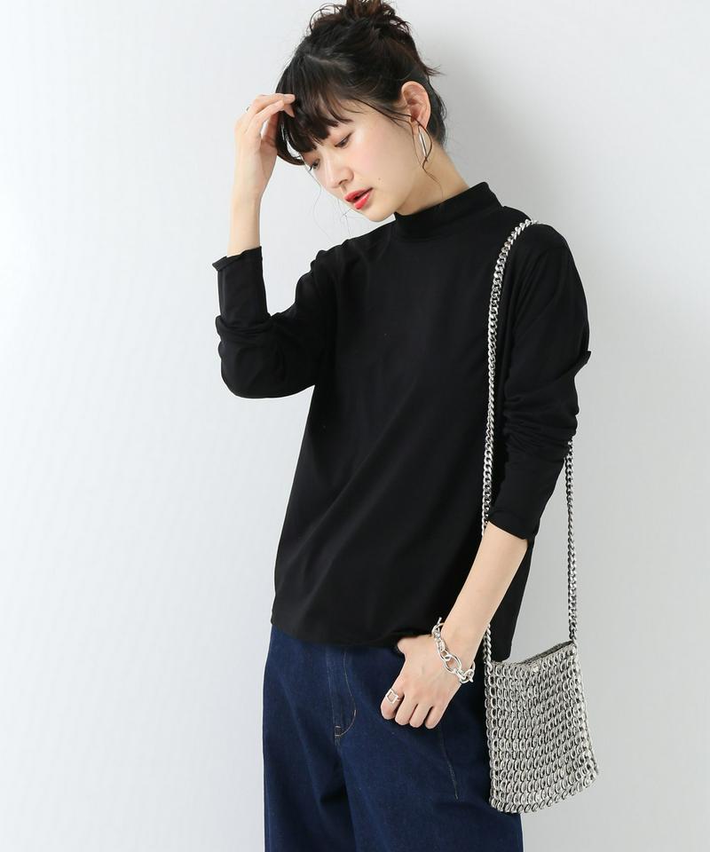 TG天竺ハイネックプルオーバー