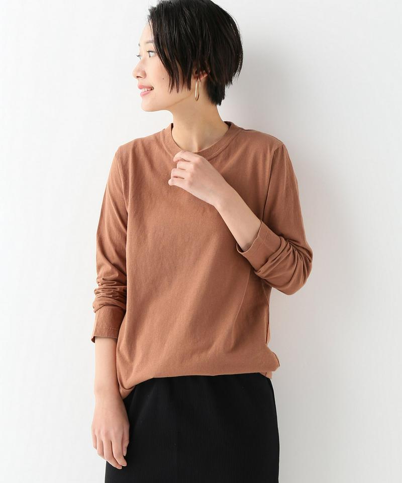 30コットン Washed ロングスリーブTシャツ
