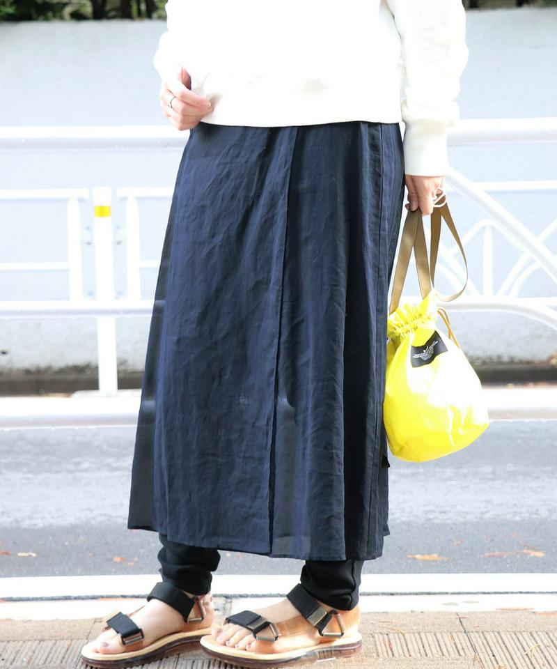 《予約》《WEB限定》JS+eCオーガンレイヤードパンツ◆