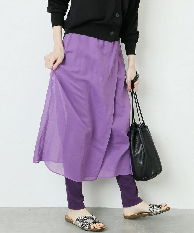 《予約》《WEB限定》JS+eCオーガンレイヤードパンツ◆