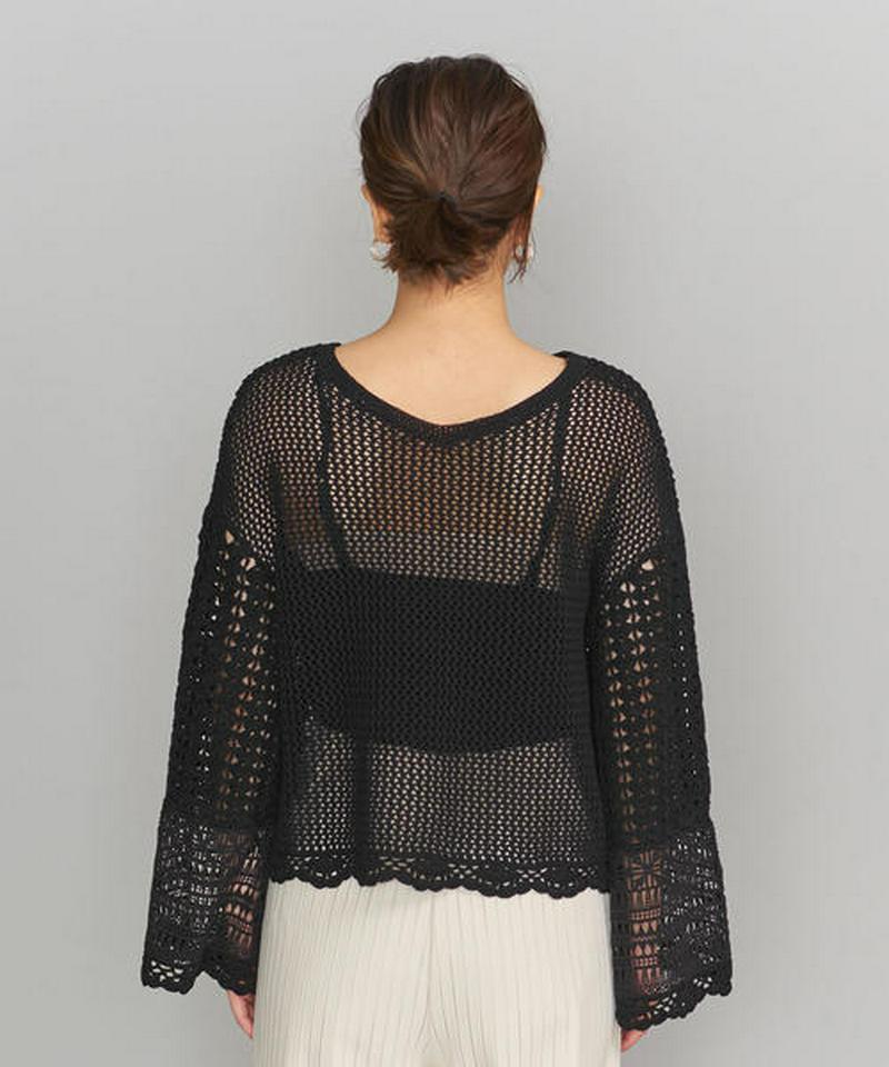 ＜JEAN NERET＞クロシェプルオーバー