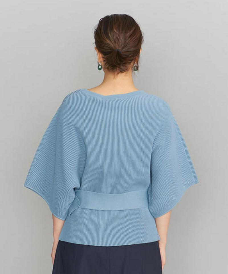 ＜TORRAZZO DONNA＞ウエストベルトニットプルオーバー