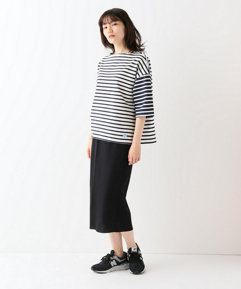 【ORCIVAL/オーシバル】COTTON LOURD HARLEQUIN S/S：カットソー
