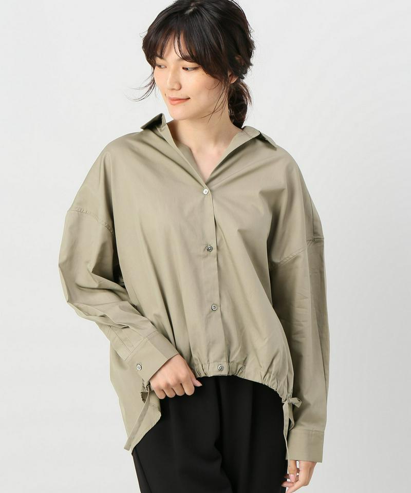 ブロードヌキエリドロストシャツ