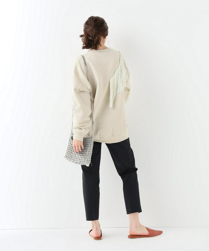 【COLLINA STRADA/コリーナ・ストラーダ】FRINGE CREW：スウェット