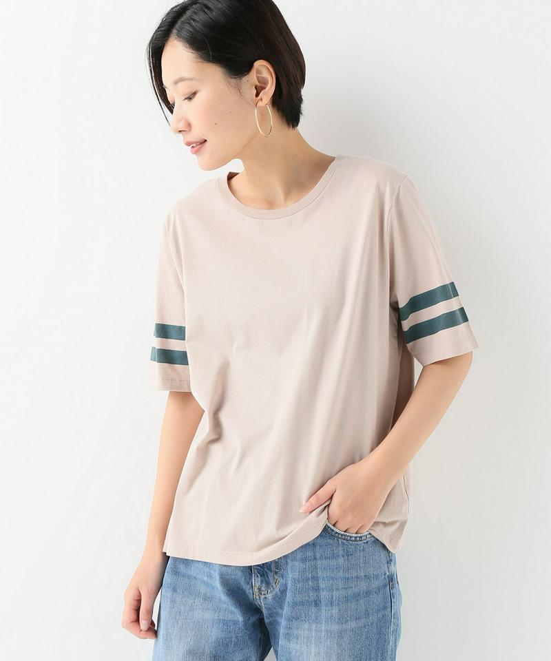 コットンテンジク ソデライン Tシャツ