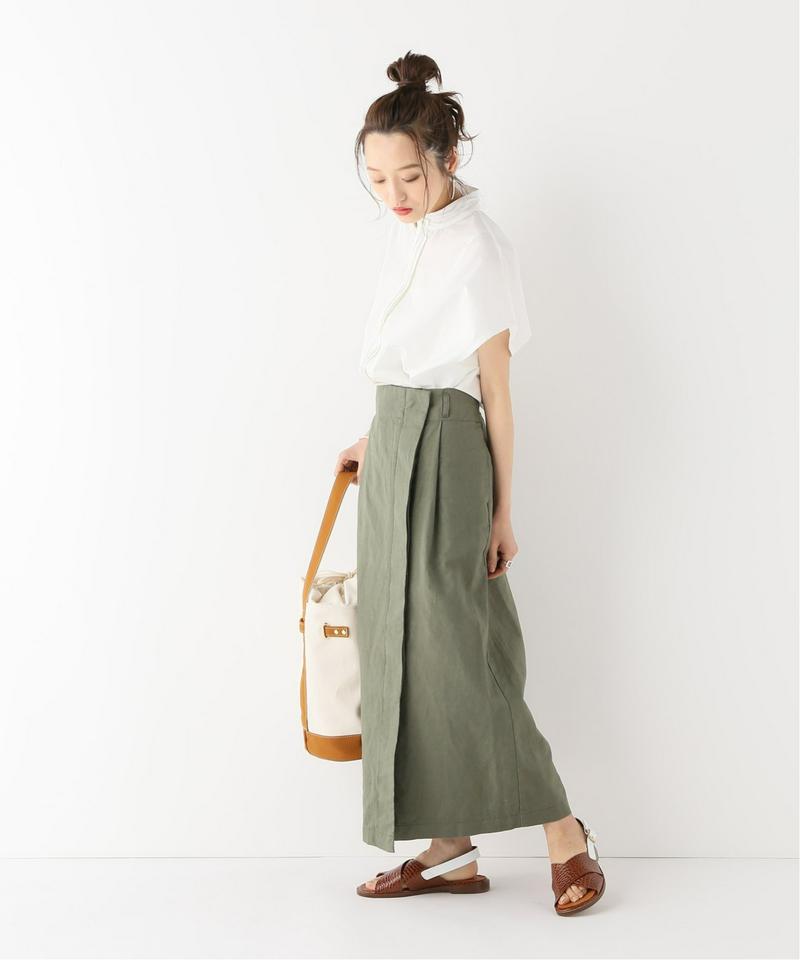 【RITO/リト】BACKSHIRRINGSHWITHEMBROIDERYBELT：シャツ