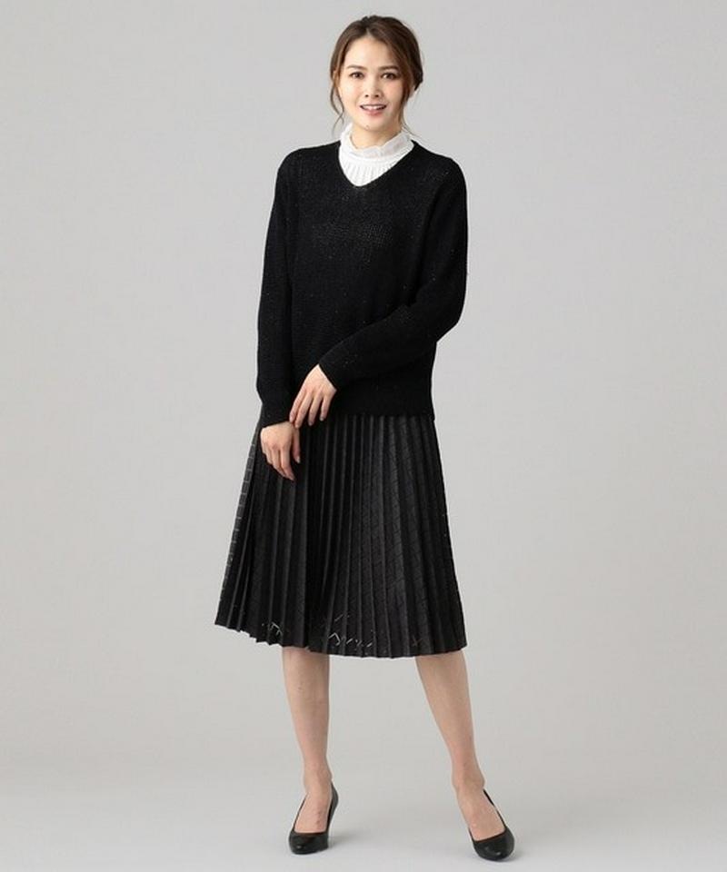 【洗える】Pleated　Race スカート
