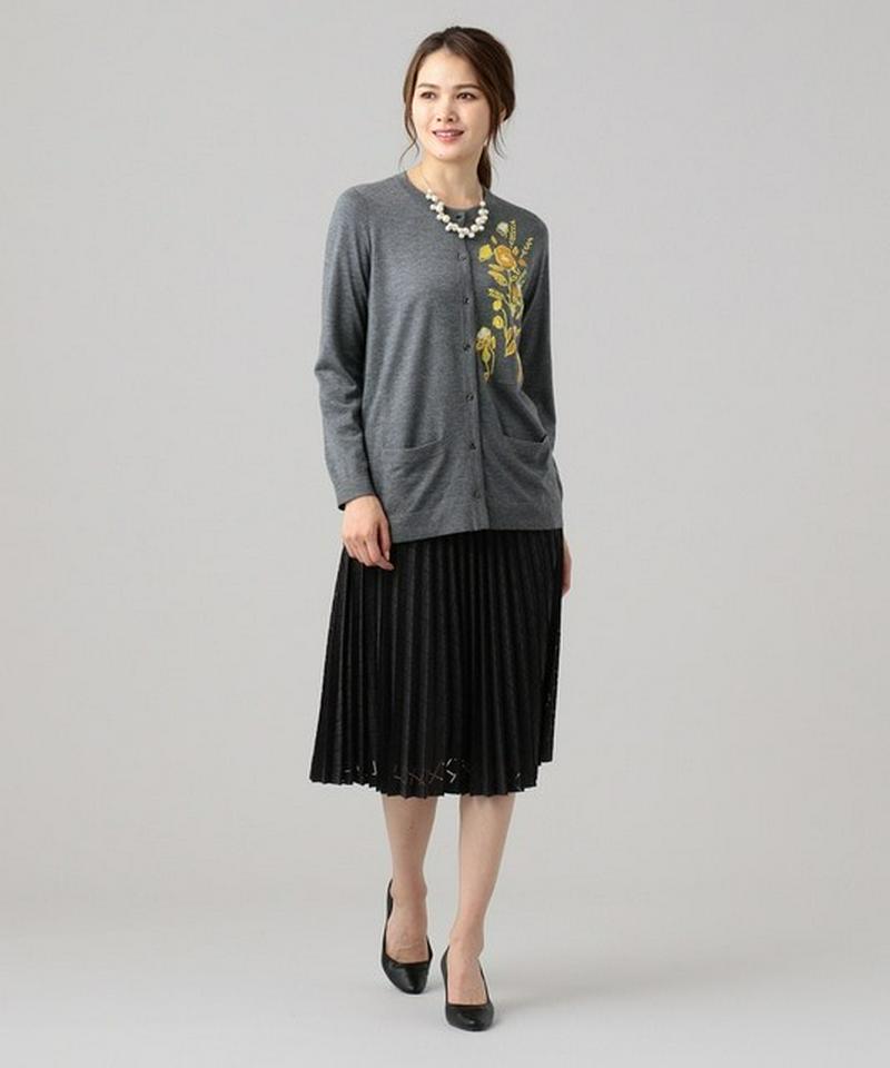 【洗える】Pleated　Race スカート