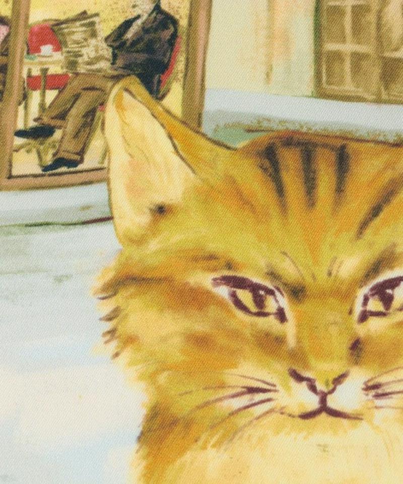 CATプリントスカーフ