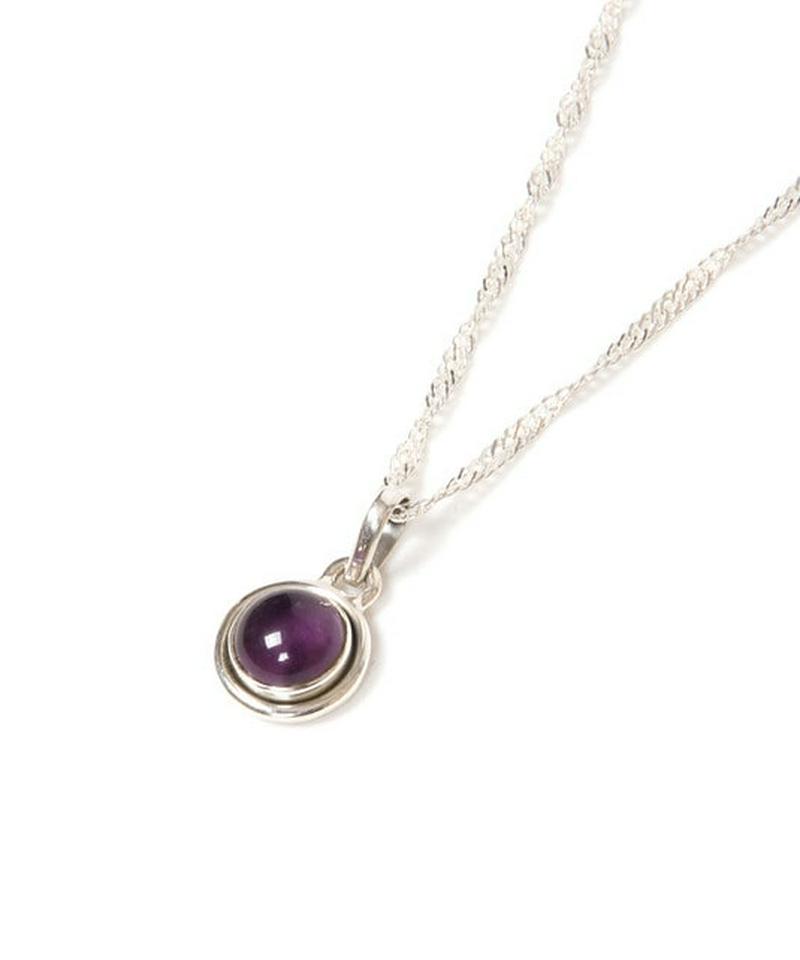 【フランス買付】アメジスト×シルバーネックレス19