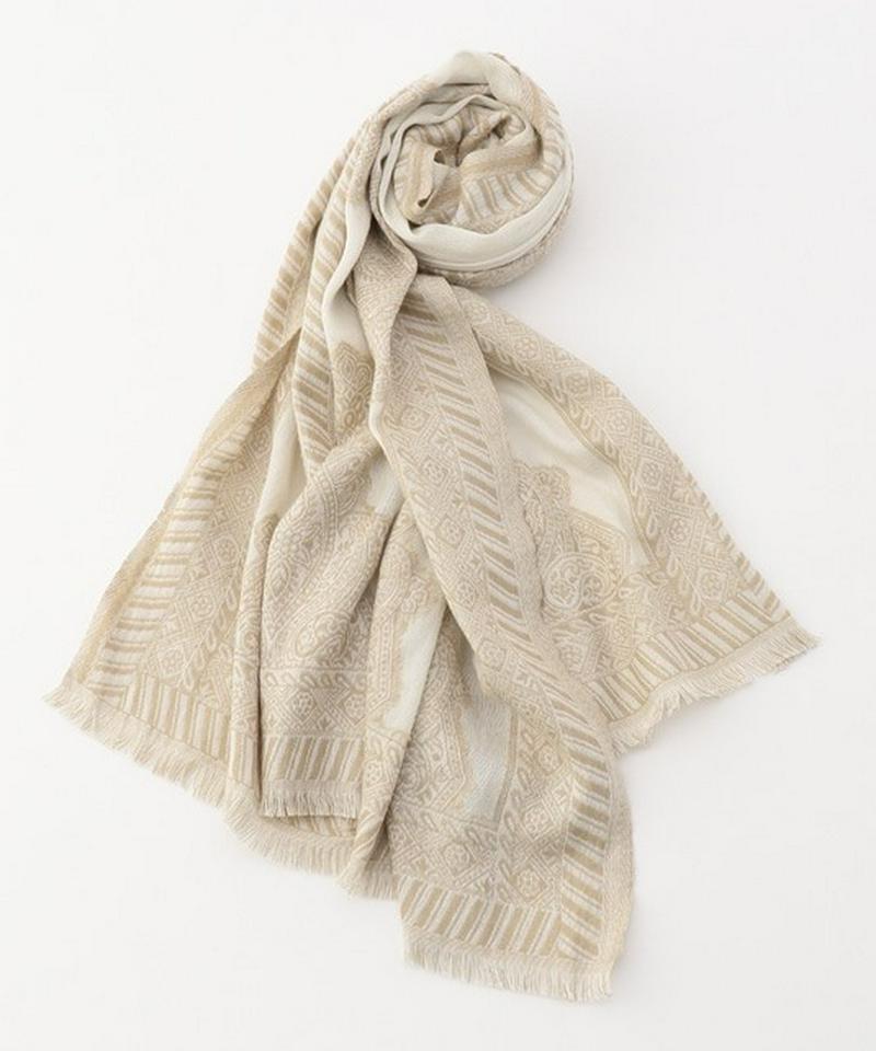 【アンダー1万円！】カットジャガードストール