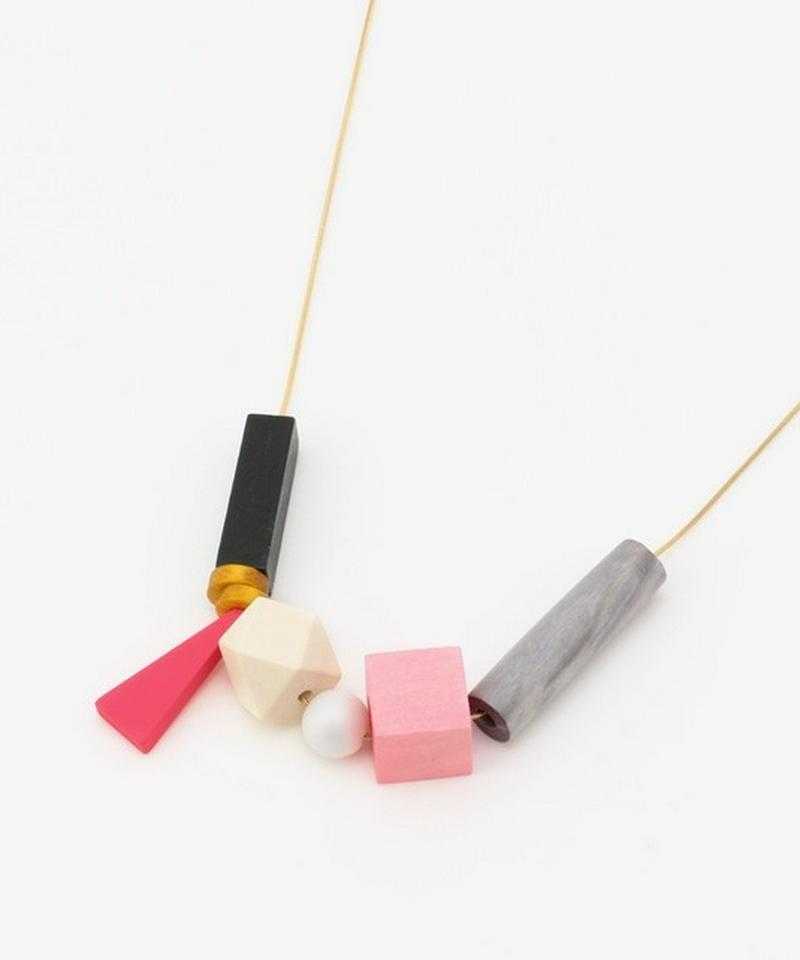【アンダー1万円】カラーパーツミックス ネックレス