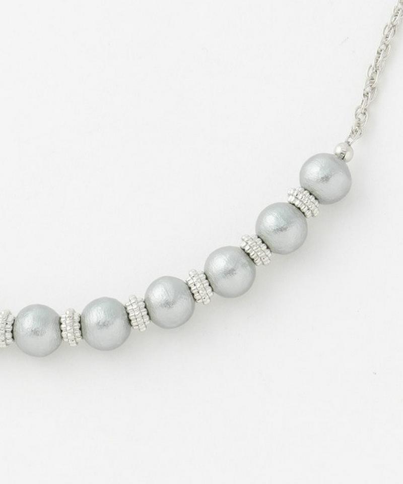 【アンダー1万円】ロンデルコットンパール ネックレス