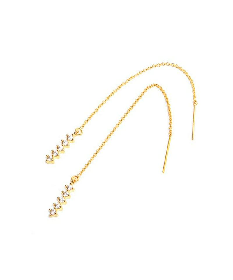 K14GF シンプル アメリカンピアス